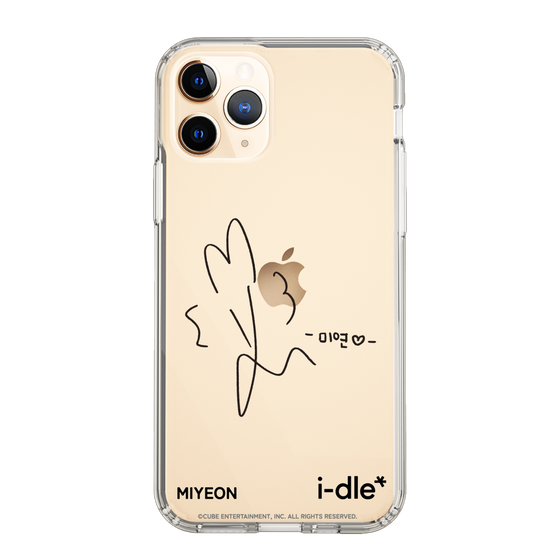 スリムプロテクションケース［ 2025 i-dle first japan tour - 手書きサイン - MIYEON ］