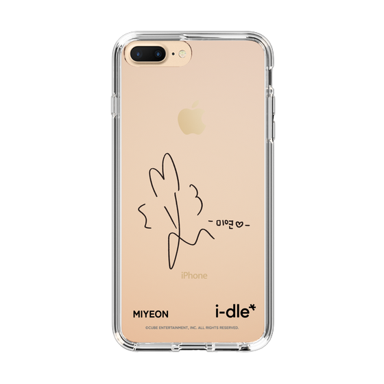 スリムプロテクションケース［ 2025 i-dle first japan tour - 手書きサイン - MIYEON ］