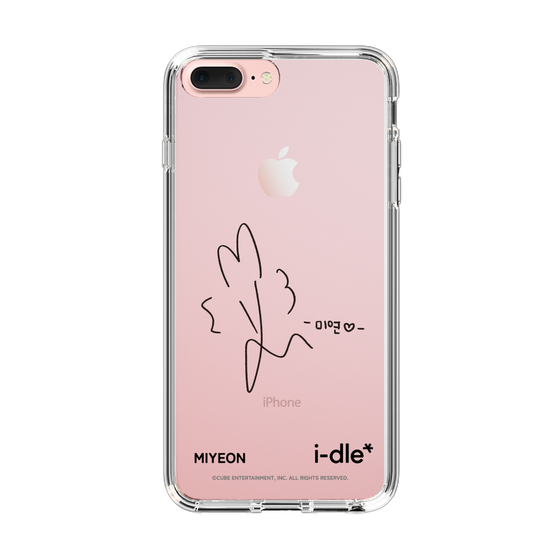 スリムプロテクションケース［ 2025 i-dle first japan tour - 手書きサイン - MIYEON ］