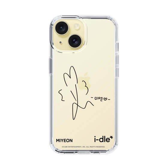 スリムプロテクションケース［ 2025 i-dle first japan tour - 手書きサイン - MIYEON ］