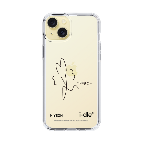 スリムプロテクションケース［ 2025 i-dle first japan tour - 手書きサイン - MIYEON ］