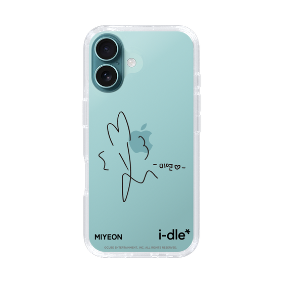 スリムプロテクションケース［ 2025 i-dle first japan tour - 手書きサイン - MIYEON ］