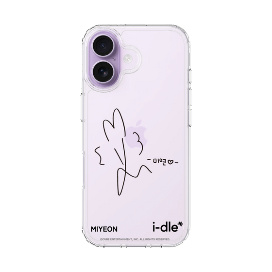 スリムプロテクションケース［ 2025 i-dle first japan tour - 手書きサイン - MIYEON ］