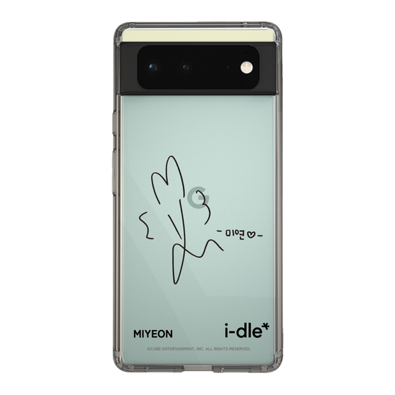 スリムプロテクションケース［ 2025 i-dle first japan tour - 手書きサイン - MIYEON ］