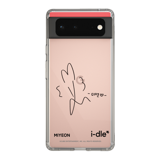 スリムプロテクションケース［ 2025 i-dle first japan tour - 手書きサイン - MIYEON ］