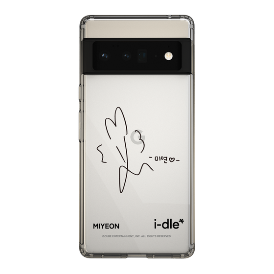 スリムプロテクションケース［ 2025 i-dle first japan tour - 手書きサイン - MIYEON ］