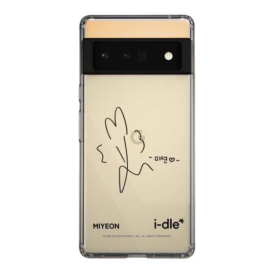スリムプロテクションケース［ 2025 i-dle first japan tour - 手書きサイン - MIYEON ］