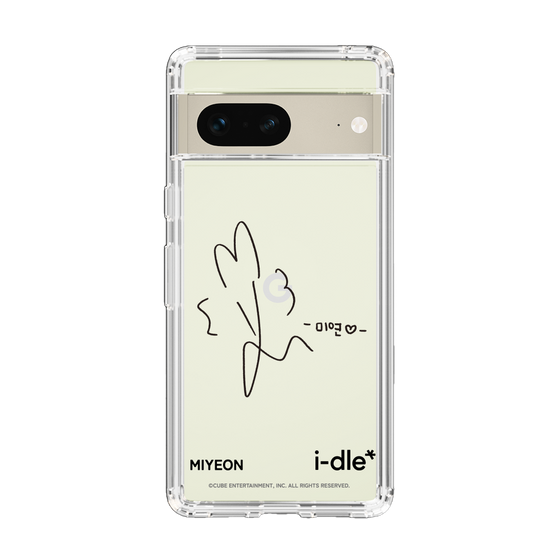 スリムプロテクションケース［ 2025 i-dle first japan tour - 手書きサイン - MIYEON ］