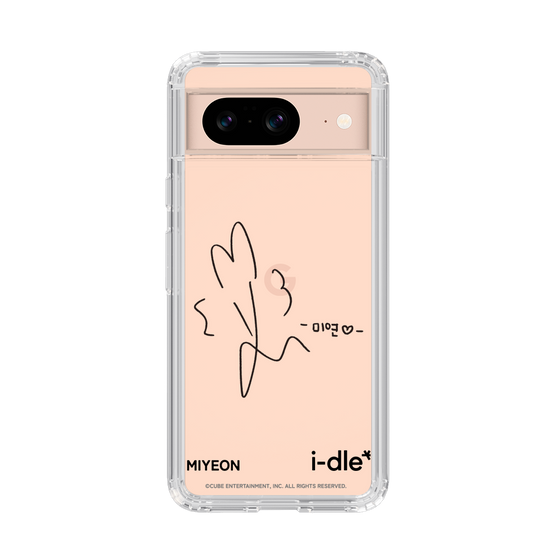 スリムプロテクションケース［ 2025 i-dle first japan tour - 手書きサイン - MIYEON ］