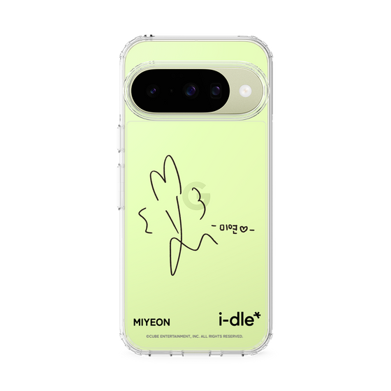 スリムプロテクションケース［ 2025 i-dle first japan tour - 手書きサイン - MIYEON ］