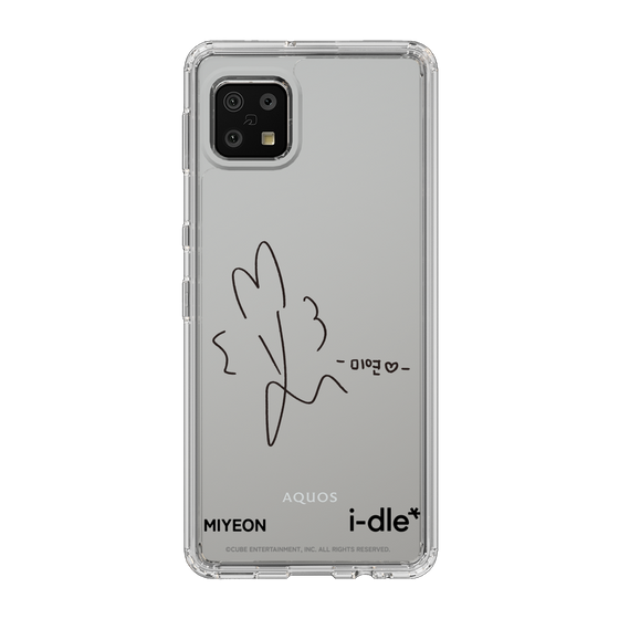 スリムプロテクションケース［ 2025 i-dle first japan tour - 手書きサイン - MIYEON ］