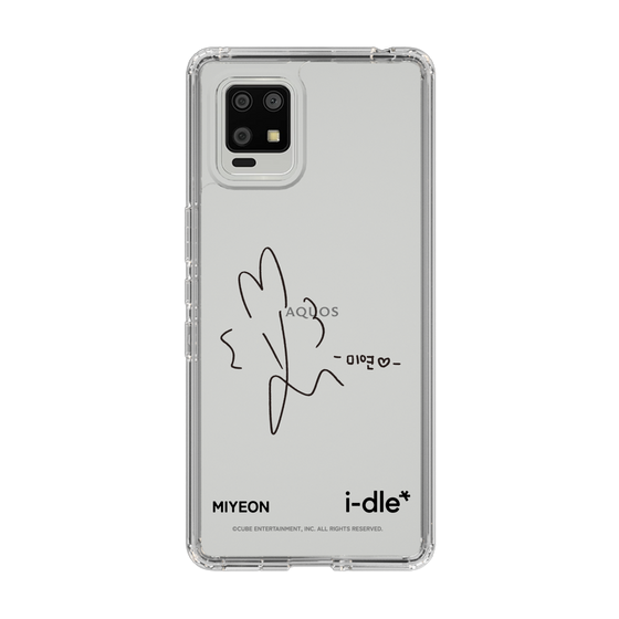 スリムプロテクションケース［ 2025 i-dle first japan tour - 手書きサイン - MIYEON ］