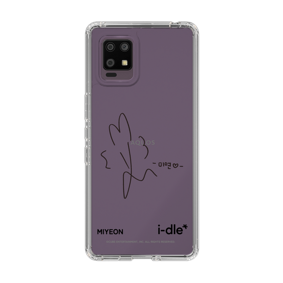 スリムプロテクションケース［ 2025 i-dle first japan tour - 手書きサイン - MIYEON ］