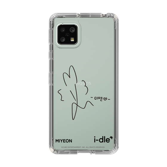 スリムプロテクションケース［ 2025 i-dle first japan tour - 手書きサイン - MIYEON ］