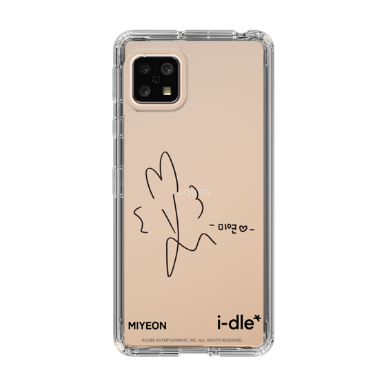 スリムプロテクションケース［ 2025 i-dle first japan tour - 手書きサイン - MIYEON ］