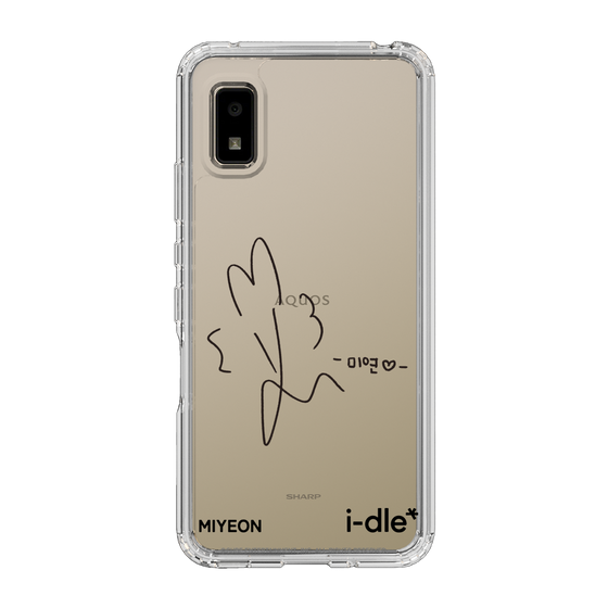 スリムプロテクションケース［ 2025 i-dle first japan tour - 手書きサイン - MIYEON ］
