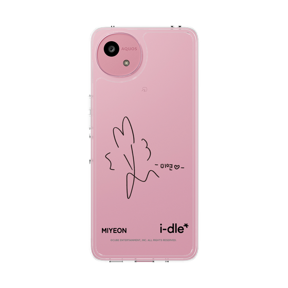 スリムプロテクションケース［ 2025 i-dle first japan tour - 手書きサイン - MIYEON ］