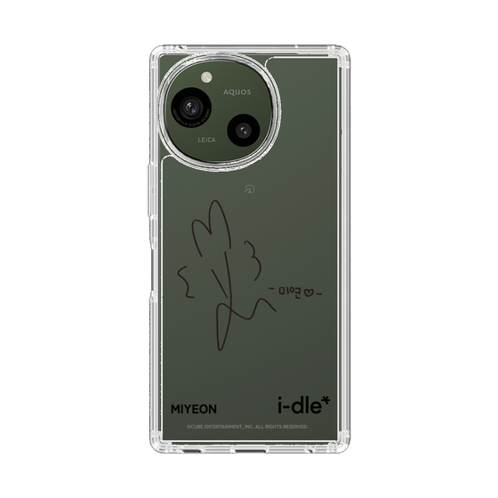 スリムプロテクションケース［ 2025 i-dle first japan tour - 手書きサイン - MIYEON ］