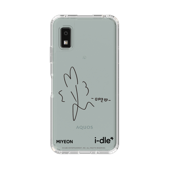 スリムプロテクションケース［ 2025 i-dle first japan tour - 手書きサイン - MIYEON ］