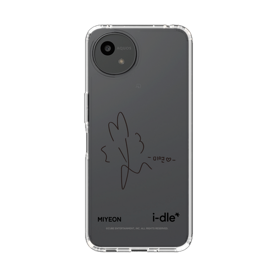 スリムプロテクションケース［ 2025 i-dle first japan tour - 手書きサイン - MIYEON ］