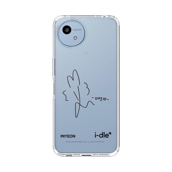 スリムプロテクションケース［ 2025 i-dle first japan tour - 手書きサイン - MIYEON ］