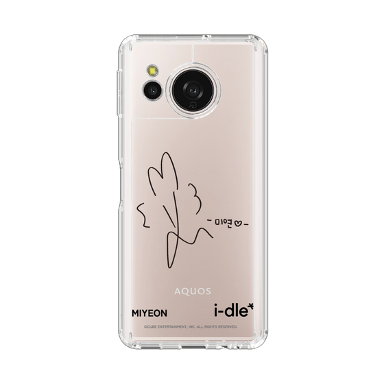 スリムプロテクションケース［ 2025 i-dle first japan tour - 手書きサイン - MIYEON ］