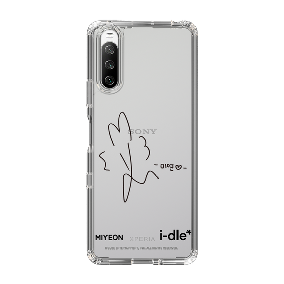 スリムプロテクションケース［ 2025 i-dle first japan tour - 手書きサイン - MIYEON ］