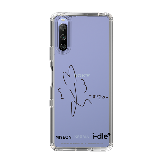 スリムプロテクションケース［ 2025 i-dle first japan tour - 手書きサイン - MIYEON ］