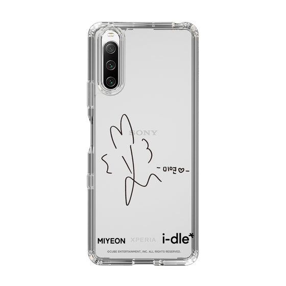 スリムプロテクションケース［ 2025 i-dle first japan tour - 手書きサイン - MIYEON ］