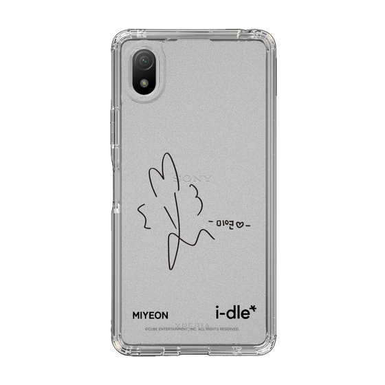 スリムプロテクションケース［ 2025 i-dle first japan tour - 手書きサイン - MIYEON ］