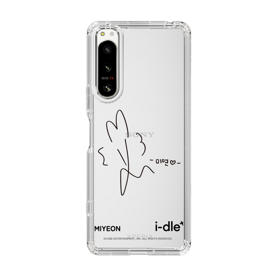 スリムプロテクションケース［ 2025 i-dle first japan tour - 手書きサイン - MIYEON ］