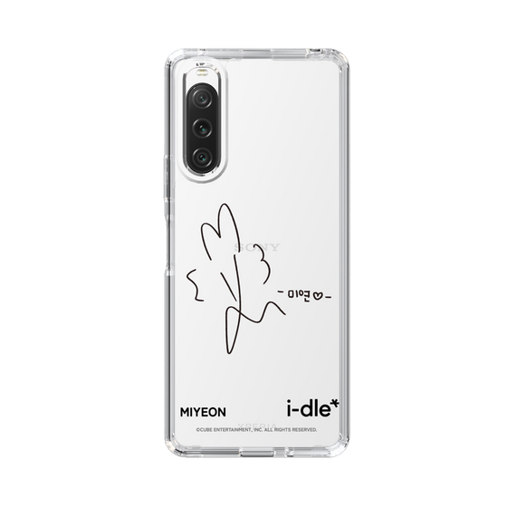スリムプロテクションケース［ 2025 i-dle first japan tour - 手書きサイン - MIYEON ］