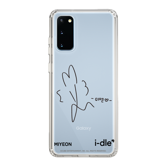 スリムプロテクションケース［ 2025 i-dle first japan tour - 手書きサイン - MIYEON ］
