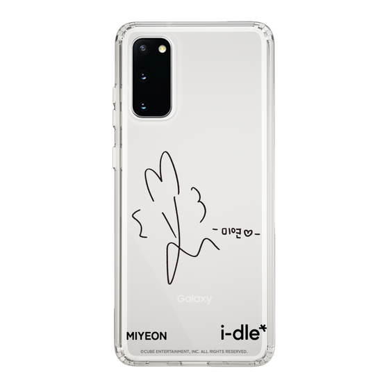 スリムプロテクションケース［ 2025 i-dle first japan tour - 手書きサイン - MIYEON ］