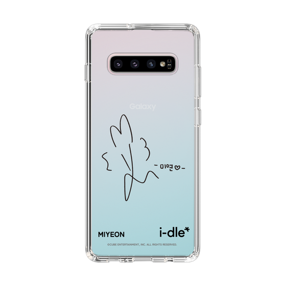 スリムプロテクションケース［ 2025 i-dle first japan tour - 手書きサイン - MIYEON ］