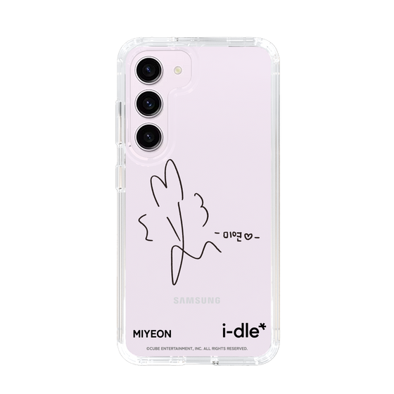 スリムプロテクションケース［ 2025 i-dle first japan tour - 手書きサイン - MIYEON ］