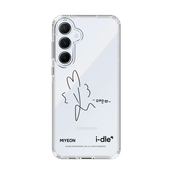 スリムプロテクションケース［ 2025 i-dle first japan tour - 手書きサイン - MIYEON ］