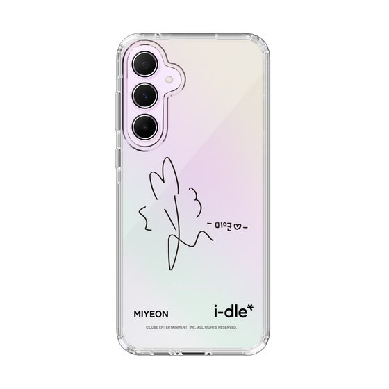 スリムプロテクションケース［ 2025 i-dle first japan tour - 手書きサイン - MIYEON ］