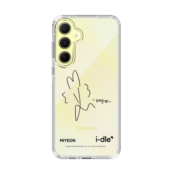 スリムプロテクションケース［ 2025 i-dle first japan tour - 手書きサイン - MIYEON ］