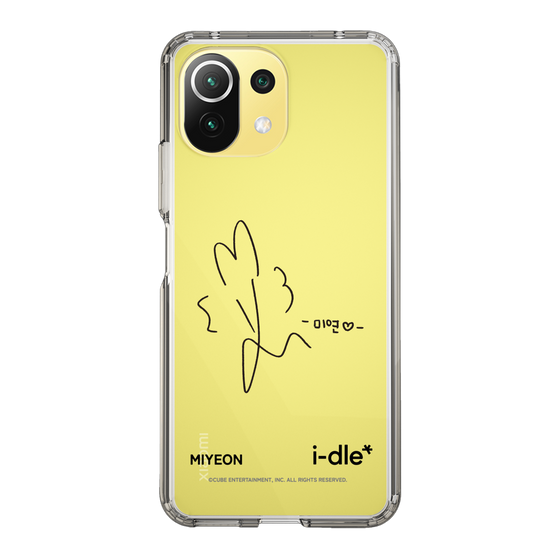 スリムプロテクションケース［ 2025 i-dle first japan tour - 手書きサイン - MIYEON ］