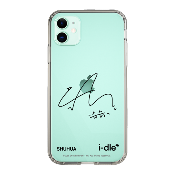 スリムプロテクションケース［ 2025 i-dle first japan tour - 手書きサイン - SHUHUA ］