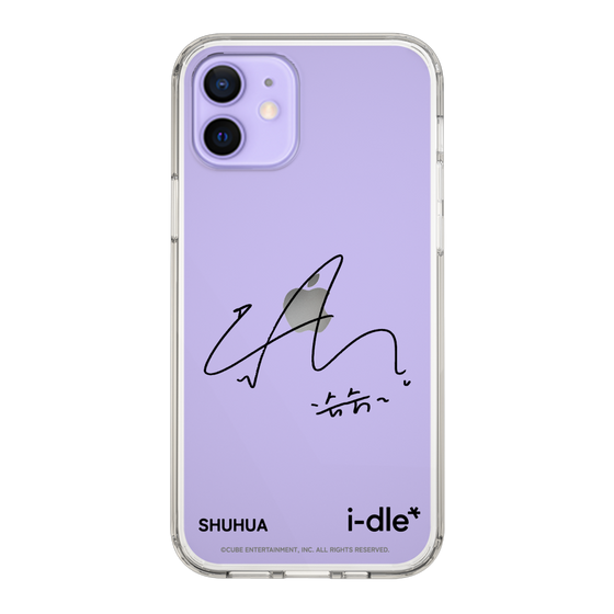 スリムプロテクションケース［ 2025 i-dle first japan tour - 手書きサイン - SHUHUA ］