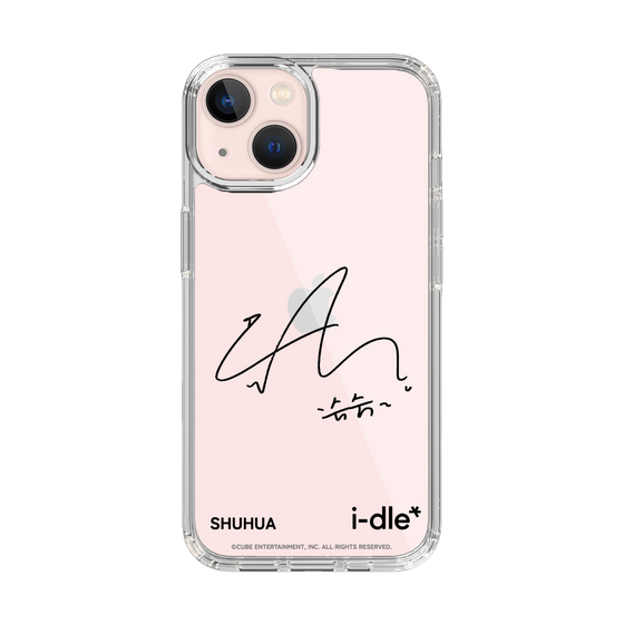 スリムプロテクションケース［ 2025 i-dle first japan tour - 手書きサイン - SHUHUA ］