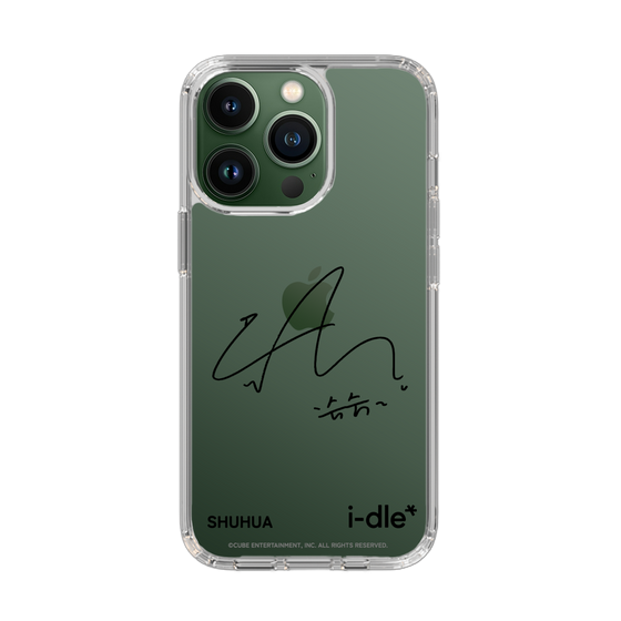 スリムプロテクションケース［ 2025 i-dle first japan tour - 手書きサイン - SHUHUA ］