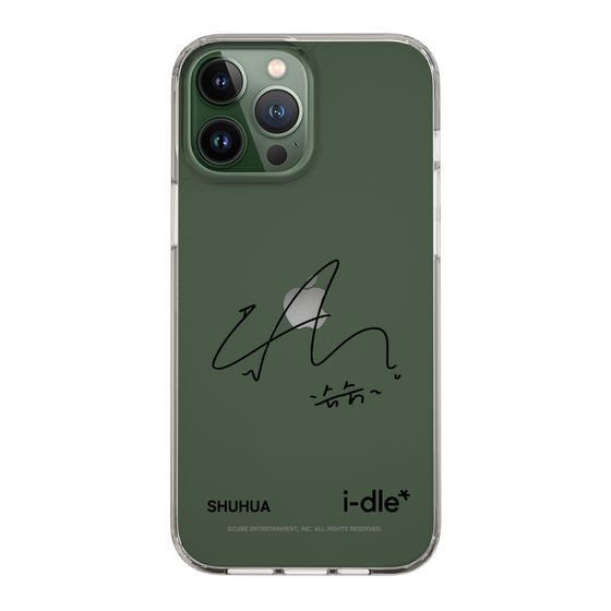 スリムプロテクションケース［ 2025 i-dle first japan tour - 手書きサイン - SHUHUA ］