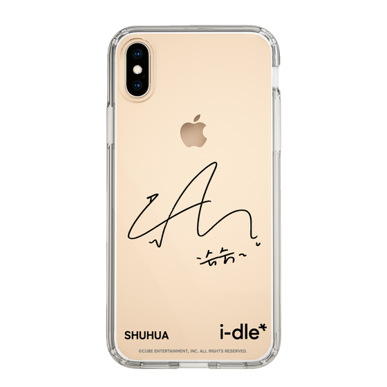 スリムプロテクションケース［ 2025 i-dle first japan tour - 手書きサイン - SHUHUA ］