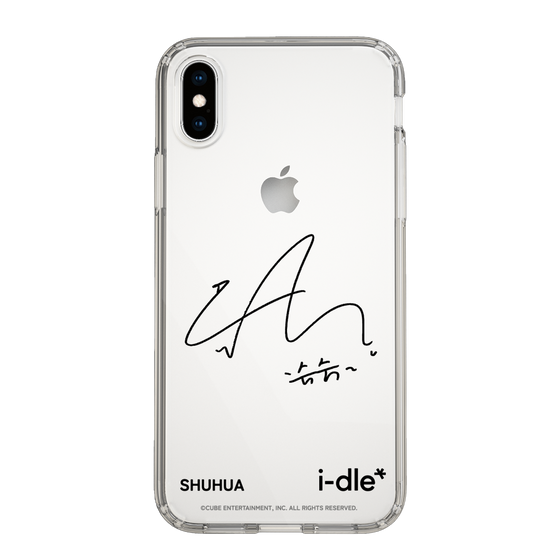 スリムプロテクションケース［ 2025 i-dle first japan tour - 手書きサイン - SHUHUA ］