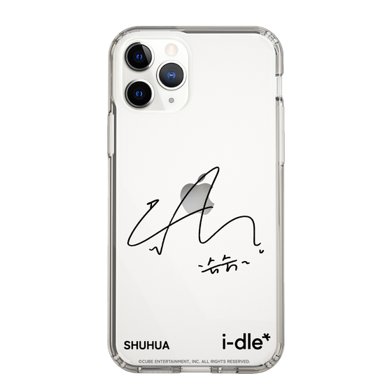 スリムプロテクションケース［ 2025 i-dle first japan tour - 手書きサイン - SHUHUA ］