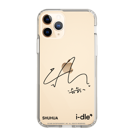 スリムプロテクションケース［ 2025 i-dle first japan tour - 手書きサイン - SHUHUA ］