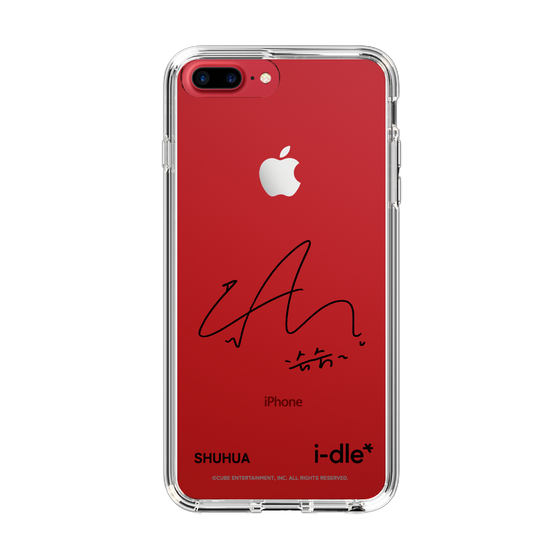 スリムプロテクションケース［ 2025 i-dle first japan tour - 手書きサイン - SHUHUA ］